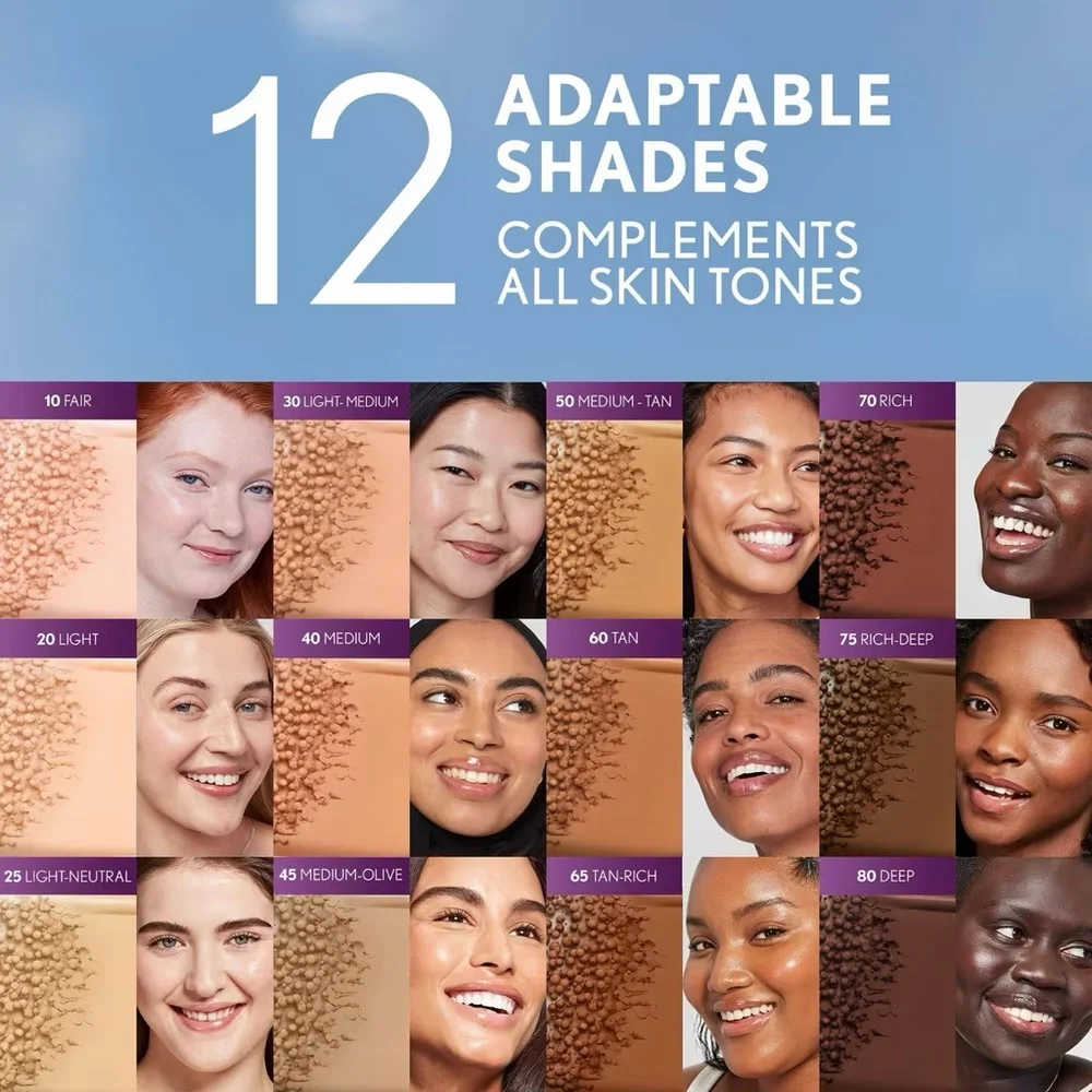 CoverGirl Simply Ageless Skin Perfector Essence Foundation - 20 Light, NEW